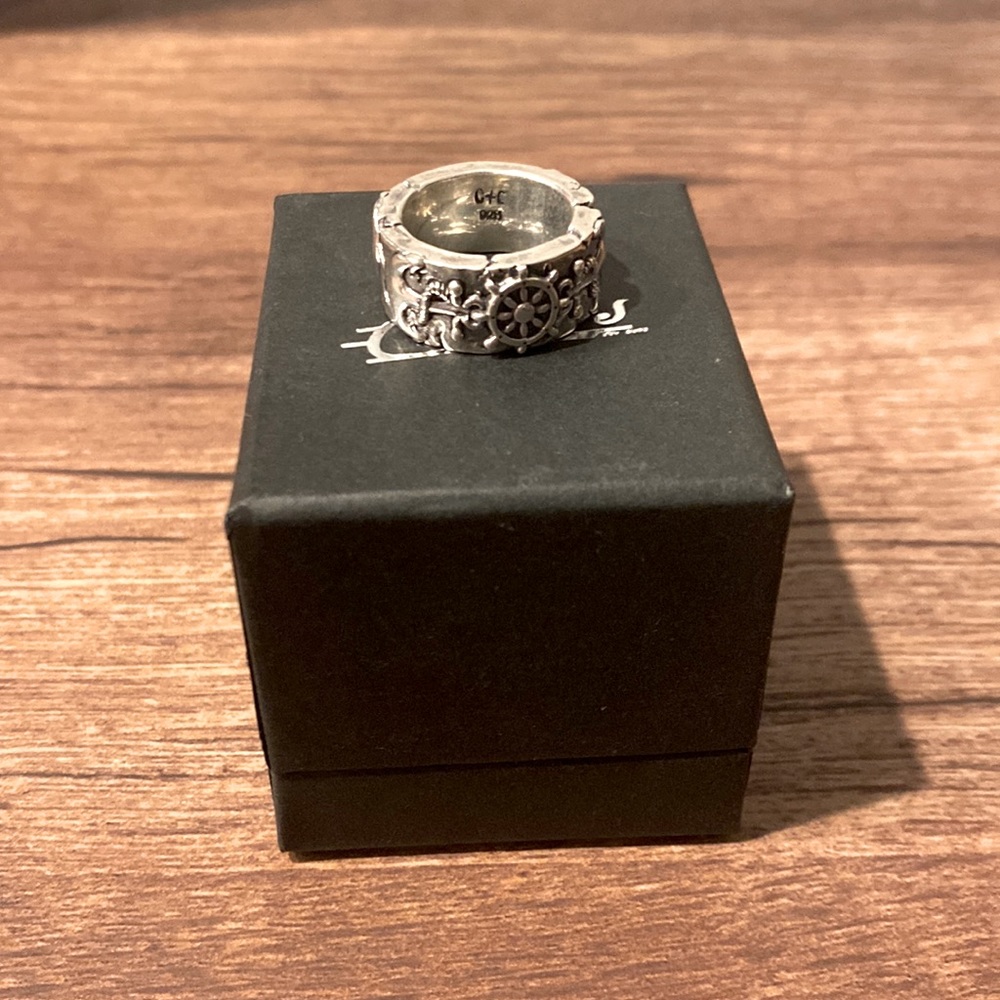 “Safe Harbor” Sterling Silver Ring Size: 7 From Clocks and Colours